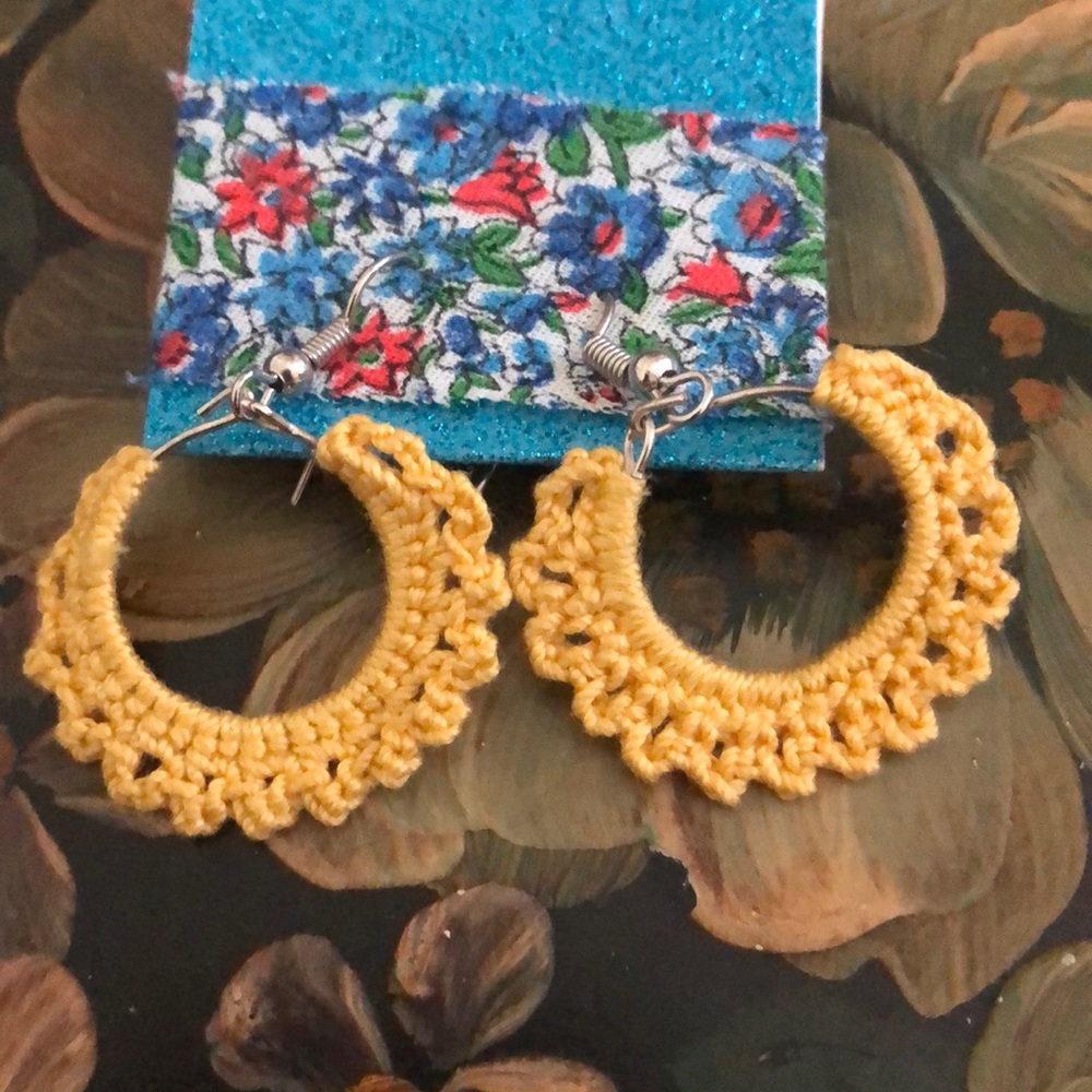 Crochet earrings
